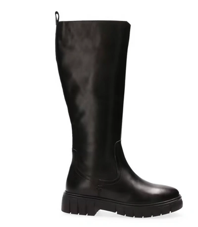 Maruti Thom Leather High Boot In Black