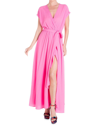 Meghan La Jasmine Maxi Dress In Bubble Gum