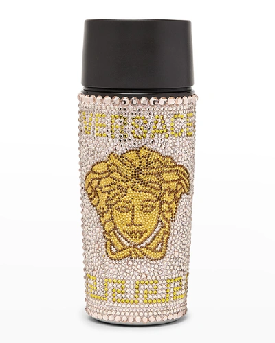 Versace Medusa Studded Travel Cup Warm In Light Pink