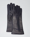 Agnelle Classic Leather Gloves In Cuivre