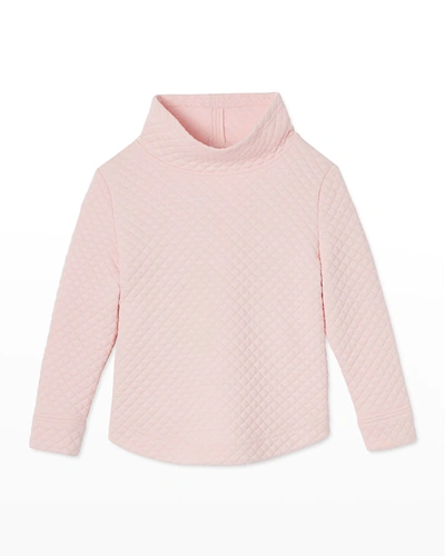 Classic Prep Childrenswear Kids' Girl's Wren Quilted Pullover In Impatiens Pink