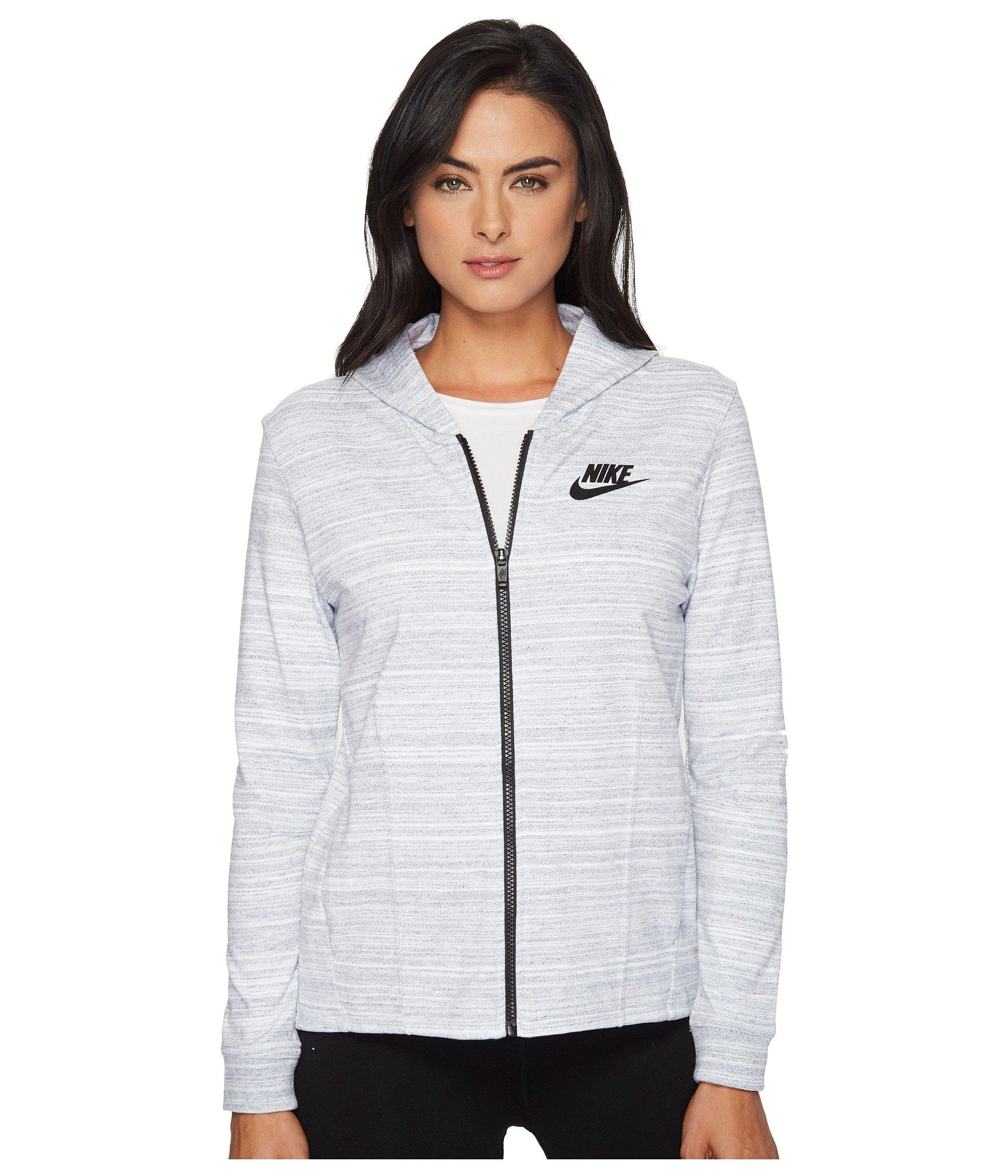 Nike Sportswear Advance 15 Knit Jacket In White/black | ModeSens