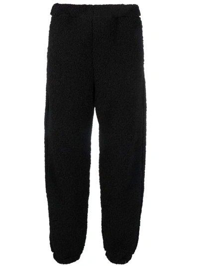 Diesel Men's P-calton-teddy Sweatpants In Deepblack