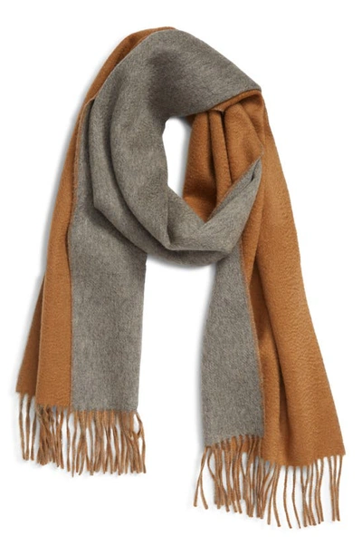 Andrew Stewart Double Face Cashmere Scarf In 026grycm