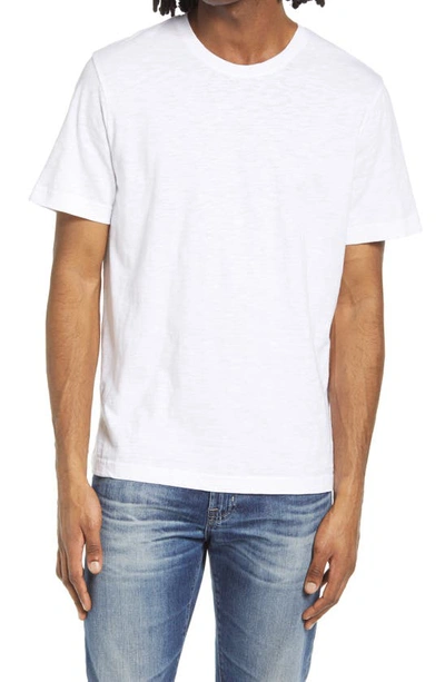 Treasure & Bond Slub Crew Cotton T-shirt In White