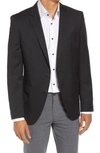 Hugo Boss H-huge Wool Sport Coat In Black