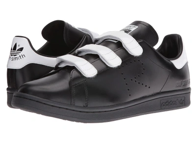 Adidas Originals Adidas By Raf Simons - Raf Simons Stan Smith Cf (black/ black/white) Shoes | ModeSens
