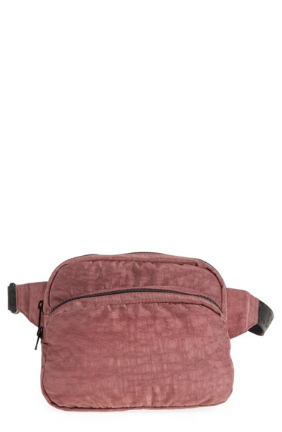 Baggu Nylon Belt Bag In Peppercorn