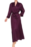 Everyday Ritual Colette Long Robe In Plum