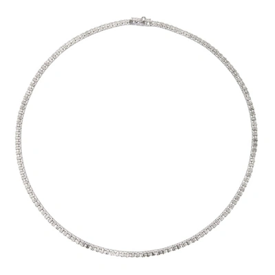 Hatton Labs Ssense Exclusive Tennis 18 Necklace In White