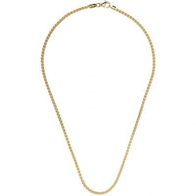Hatton Labs Rope Chain Necklace In Gold