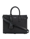 Saint Laurent Small Sac De Jour Tote In Black