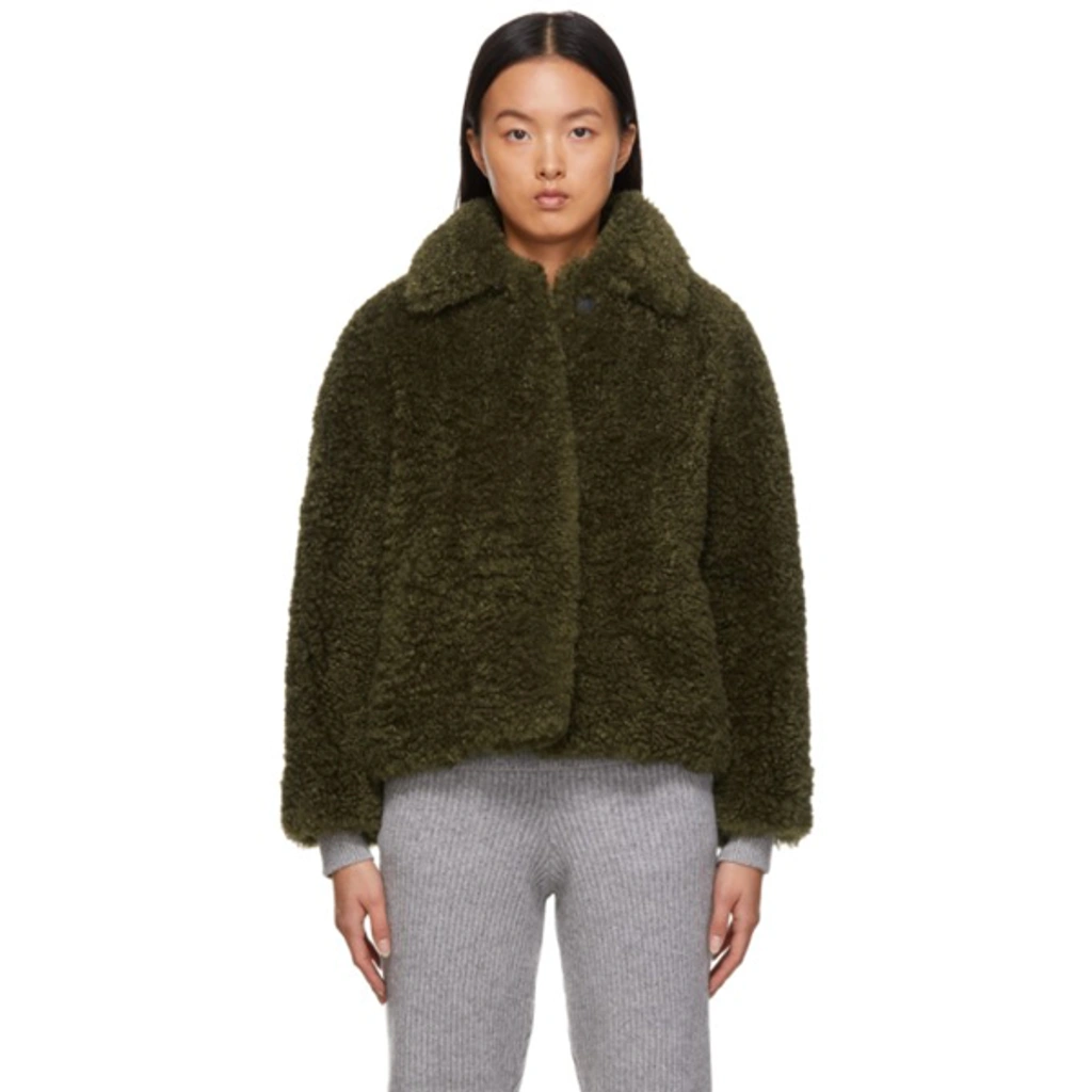 Rag Bone Hesper Faux Shearling Jacket In Green ModeSens