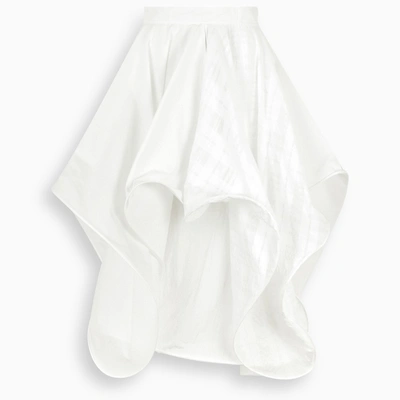 Loewe White Spiral Skirt