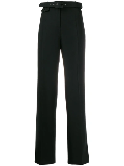 Givenchy High-waisted Tailored Trousers In Black