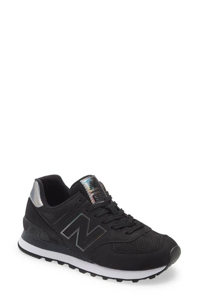 New Balance 574 Sneaker In Pitch Black