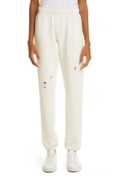 John Elliott Folsom Sweatpants In Vintage White