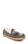 Minnetonka Tempe Moccasin Slipper In Grey