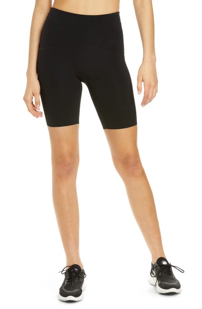 Spanxr Booty Boost Active Bike Shorts In Very Black