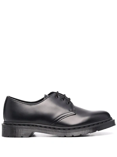 Dr. Martens' 1461 Mono 3-eye Lace-up Shoes In Black