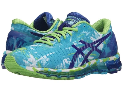 Asics - Gel-quantum 360tm (white/ Blue/jasmin Green) Women's Running Shoes