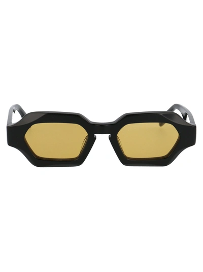 Mcq By Alexander Mcqueen Mcq Alexander Mcqueen Geometric Frame Sunglasses In Black