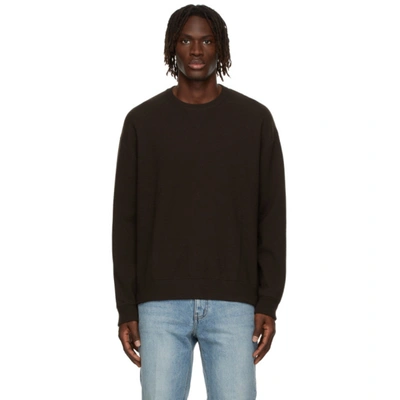 Solid Homme Wool Sweater In Mud 553d