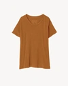 Nili Lotan Brady Tee In Burnt Ochre