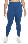 Nike One Lux 7/8 Tights In Court Blue/ Clear