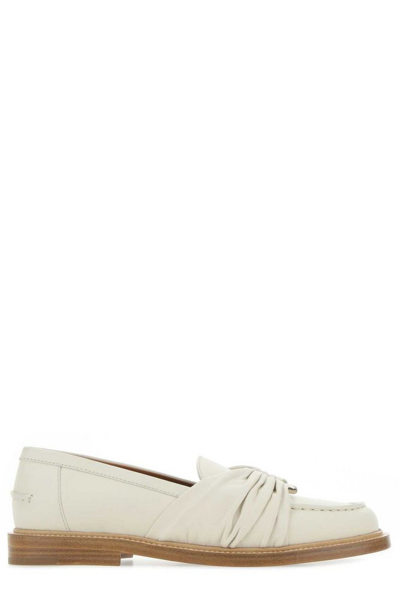 Chloé Ivory Leather Loafers Nd Chloe Donna 38.5 In White