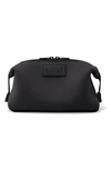Dagne Dover Large Hunter Water Resistant Toiletry Bag In Onyx