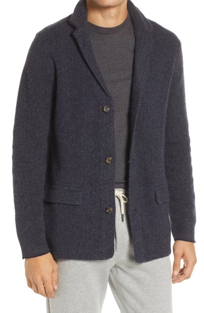 The Normal Brand Lambswool Blend Blazer In Normal Navy