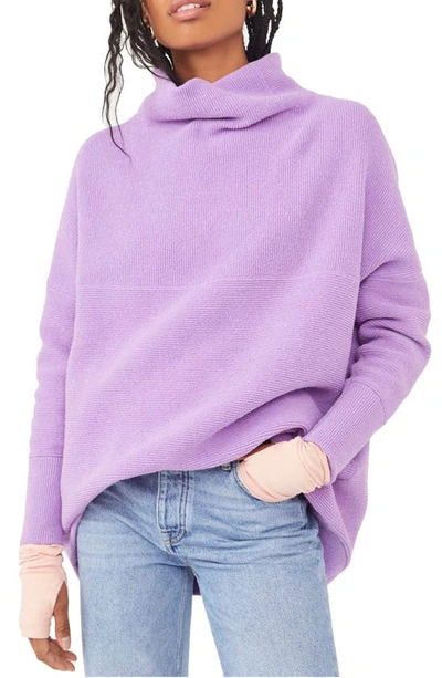 Free People Ottoman Slouchy Tunic In Glowing Grape