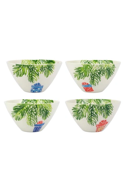 Vietri Nutcrackers Assorted Cereal Bowls, Set Of 4 In Multicolor