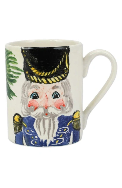 Vietri Nutcrackers Blue Mug