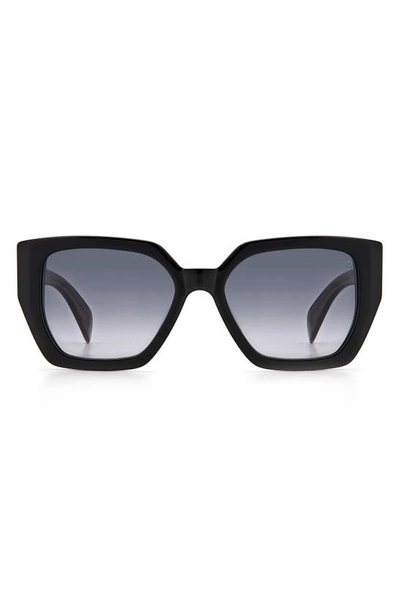 Rag & Bone Women's Geometric Sunglasses, 54mm In Black/gray