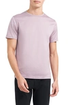 Theory Precise Luxe Cotton T-shirt In Dusty Orchid