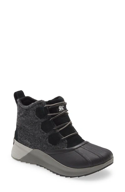 Sorel Out N About Iii Waterproof Classic Boot In Black Sea Salt