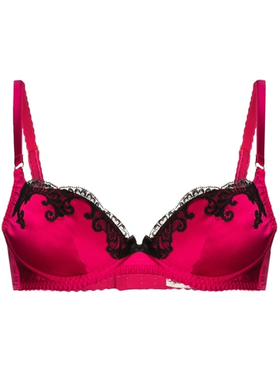Agent Provocateur Molly Lace-trim Bra In Pink
