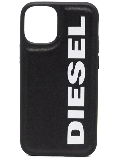 Diesel Logo Print Case For Iphone 12 Pro Max In Black