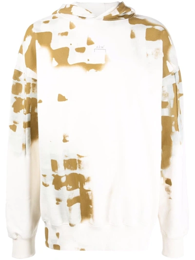 A-cold-wall* Printed White Hoodie