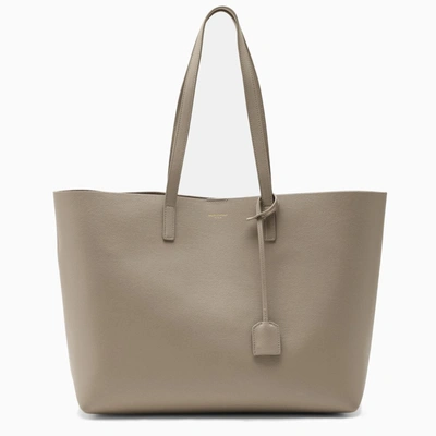 Saint Laurent Beige Large Shopping E/w Tote Bag