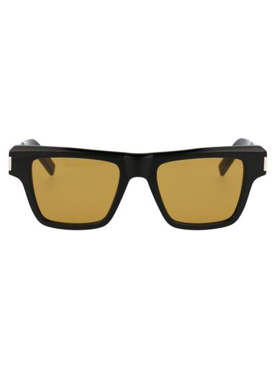 Saint Laurent Black Sl 402 Square Sunglasses