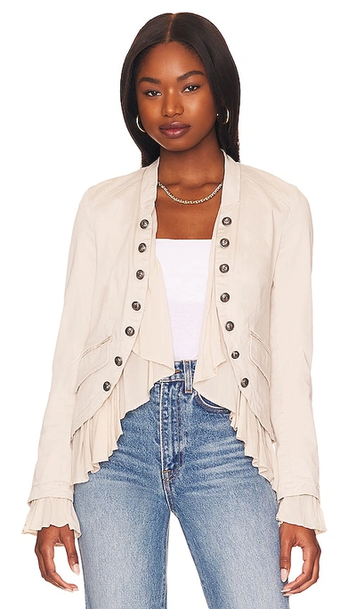 Free People Veste Ruffles Romance In White | ModeSens