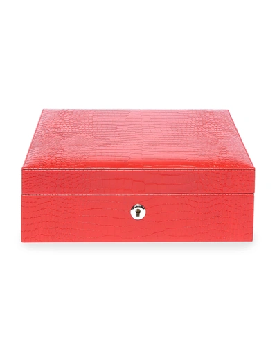 Rapport Brompton Eight-watch Box In Red