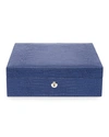 Rapport Brompton Eight-watch Box In Blue
