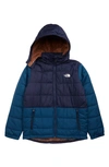 The North Face Boys' Reversible Mount Chimbo Full Zip Hooded Jacket - Big Kid In Monterey Blue
