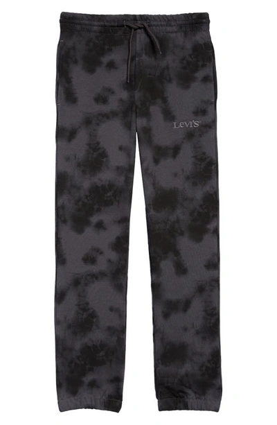 Levi's Kids' Little Boy's & Boy's Tie-dye Fleece Joggers In Magnet Grey