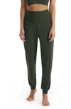 Commando Butter High Waist Joggers In Vine
