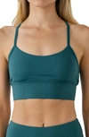 Grey Lab Sports Bra In Petrol
